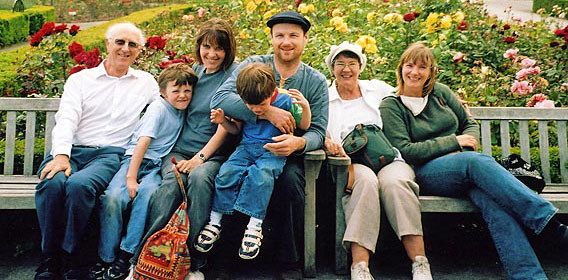 Chris, Mary and family