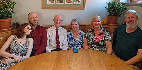 Chris, Mary and family